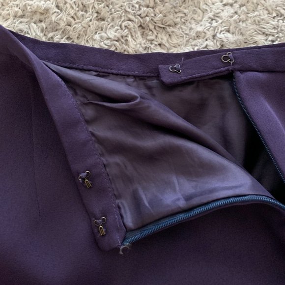 Cute Purple Pendleton Skirt. Size 6. Pendleton of Portland Oregon. Made in USA. - Picture 9 of 15